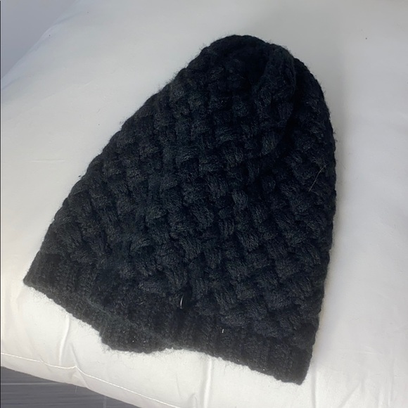 Billabong Blk Weaved Pattern Beanie Adult Small - Picture 5 of 8